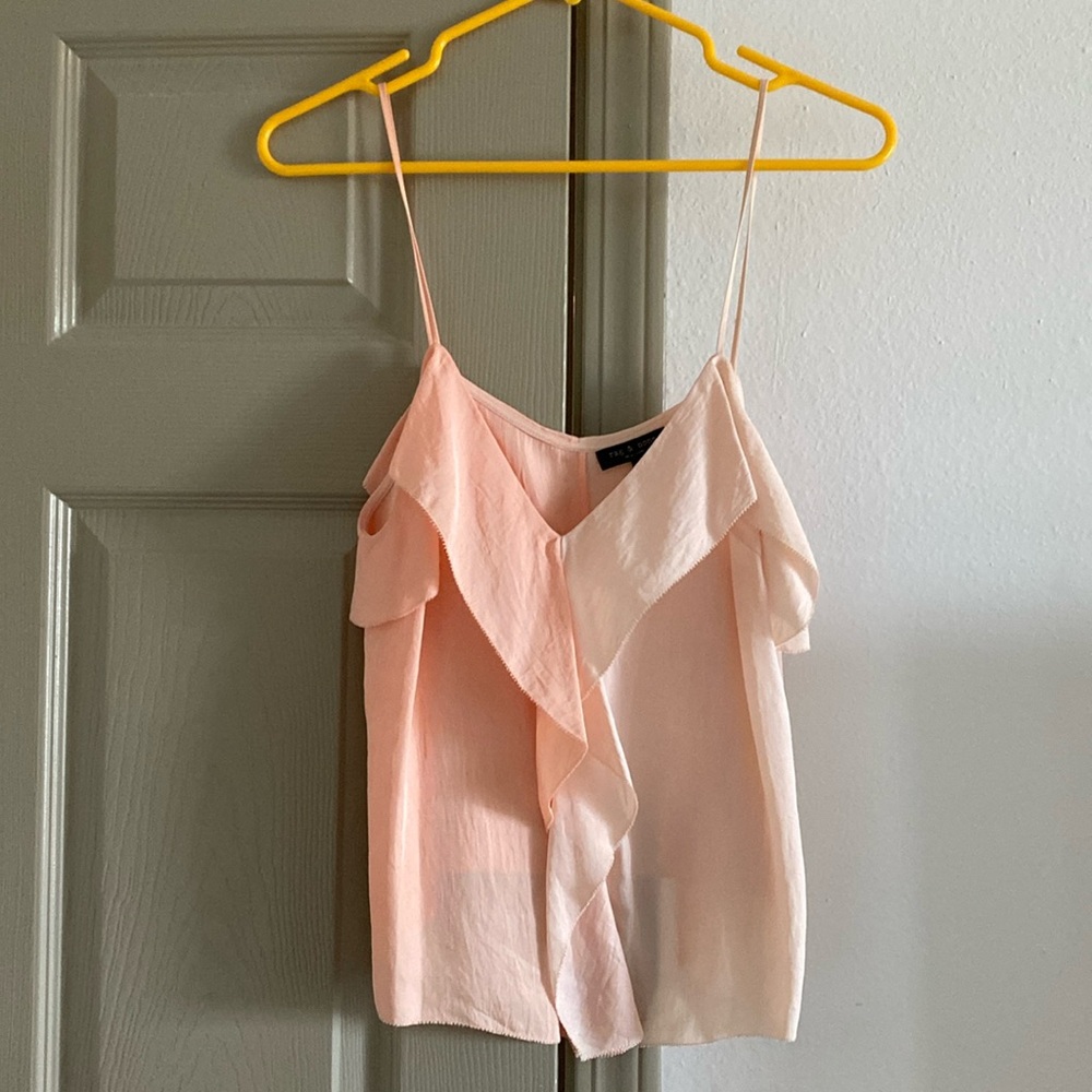 Rag & Bone Peach Two Tone Tank Top